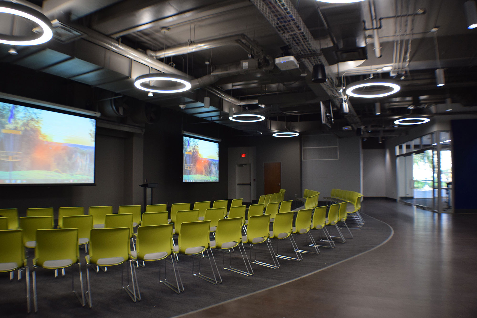 Plaza level conference space at TCC Center for Innovation