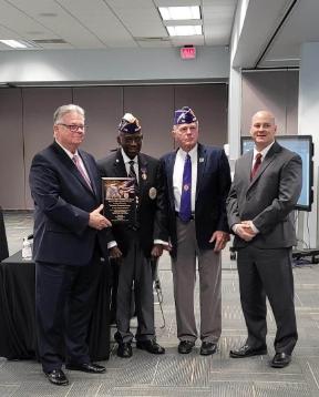 TCC President Murdaugh at  First Purple Heart Capital College in the Country designation