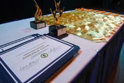 TCC Honors & Scholars 2021 awards on the table