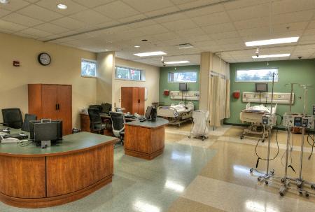 The Ghazvini Center for Healthcare Education hospital simulation space