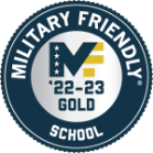 Military Friendly School 22-23 Gold Logo