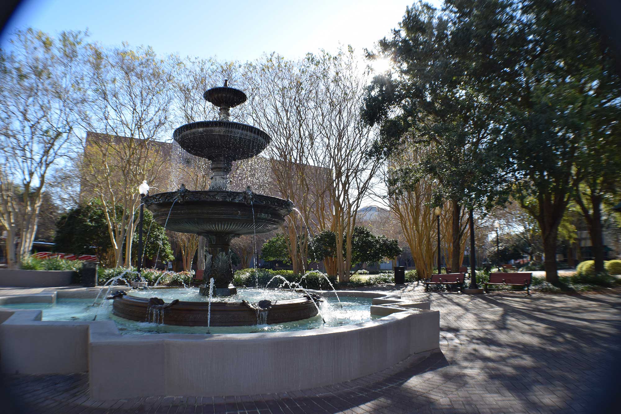 Fountain at Klemen Plaza Tallahassee